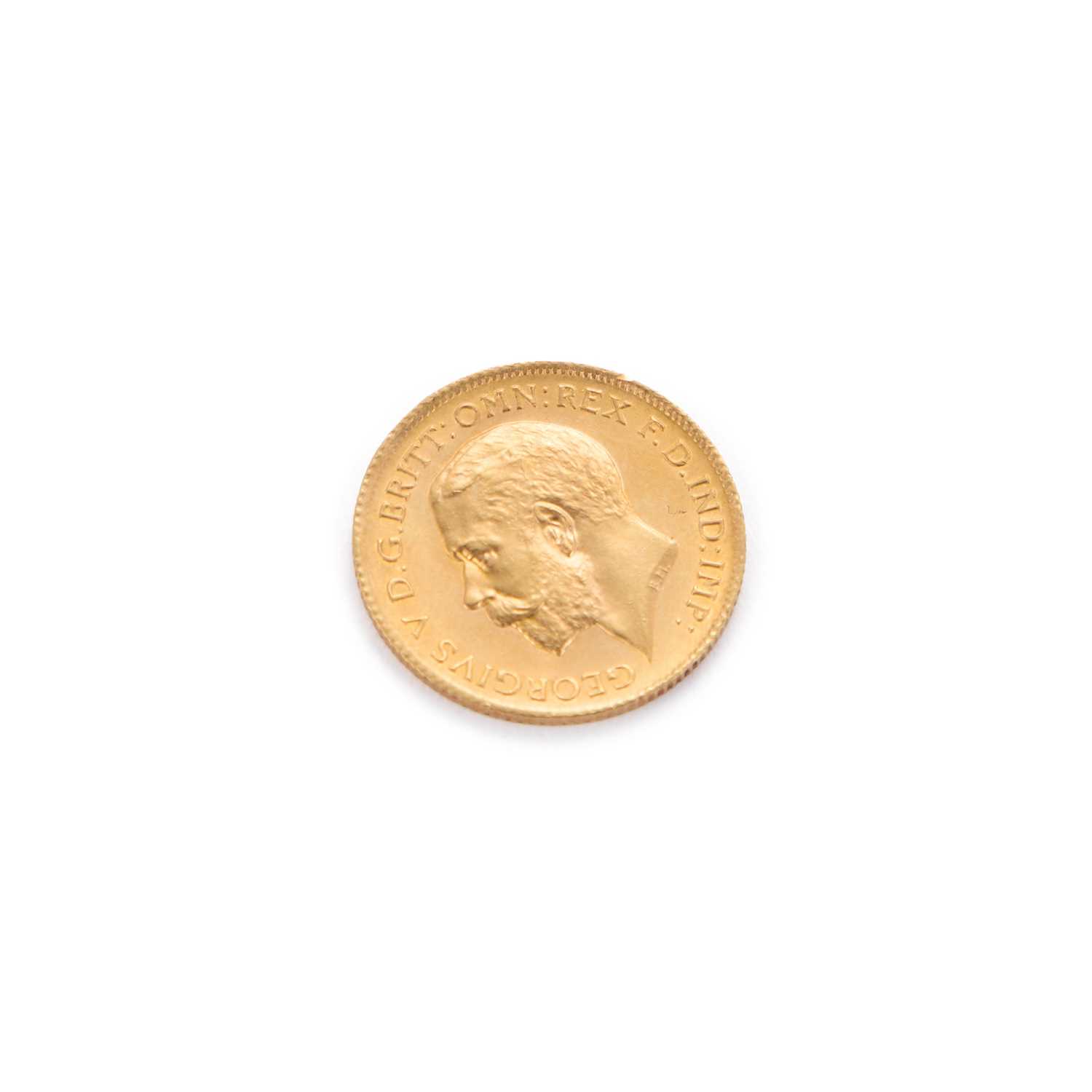 Lot 18 - GEORGE V (1865-1936), HALF SOVEREIGN