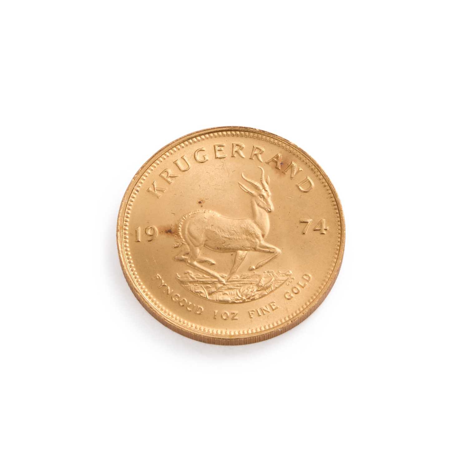 Lot 637 - SOUTH AFRICA, KRUGERRAND 1974