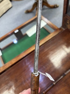 Lot 2 - A LATE 19TH CENTURY BAMBOO SWORD STICK
