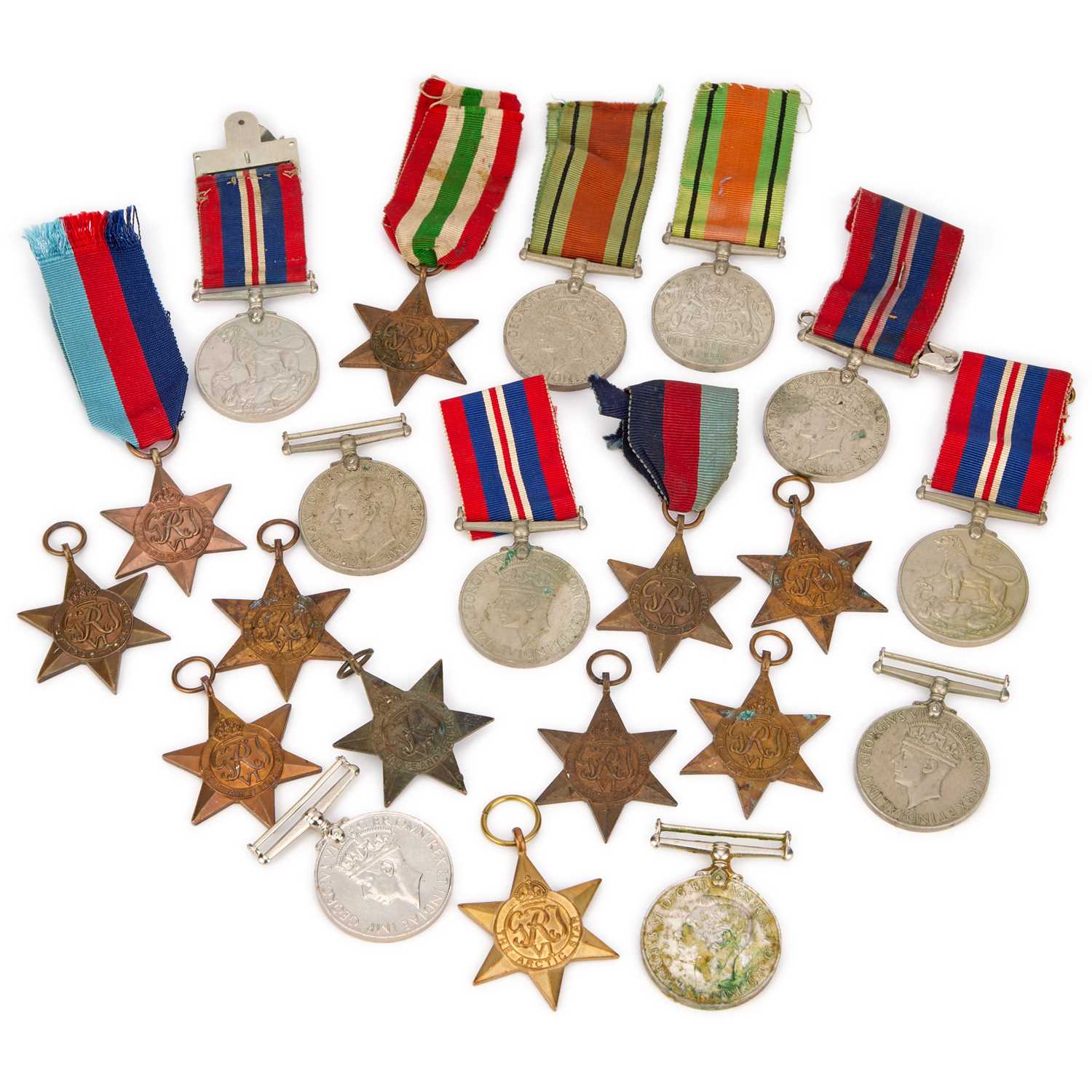 Lot 40 - A GROUP OF SECOND WORLD WAR MEDALS