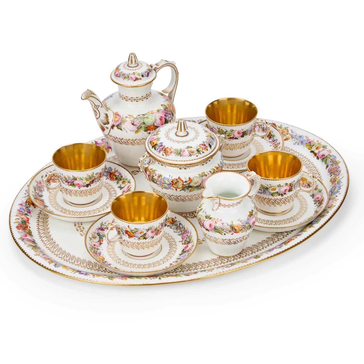 Lot A FINE SEVRES COFFEE SERVICE