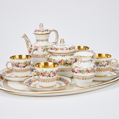 Lot A FINE SEVRES COFFEE SERVICE
