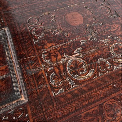 Lot 994 - A LARGE NORTH ITALIAN PEN-WORK CASSONE