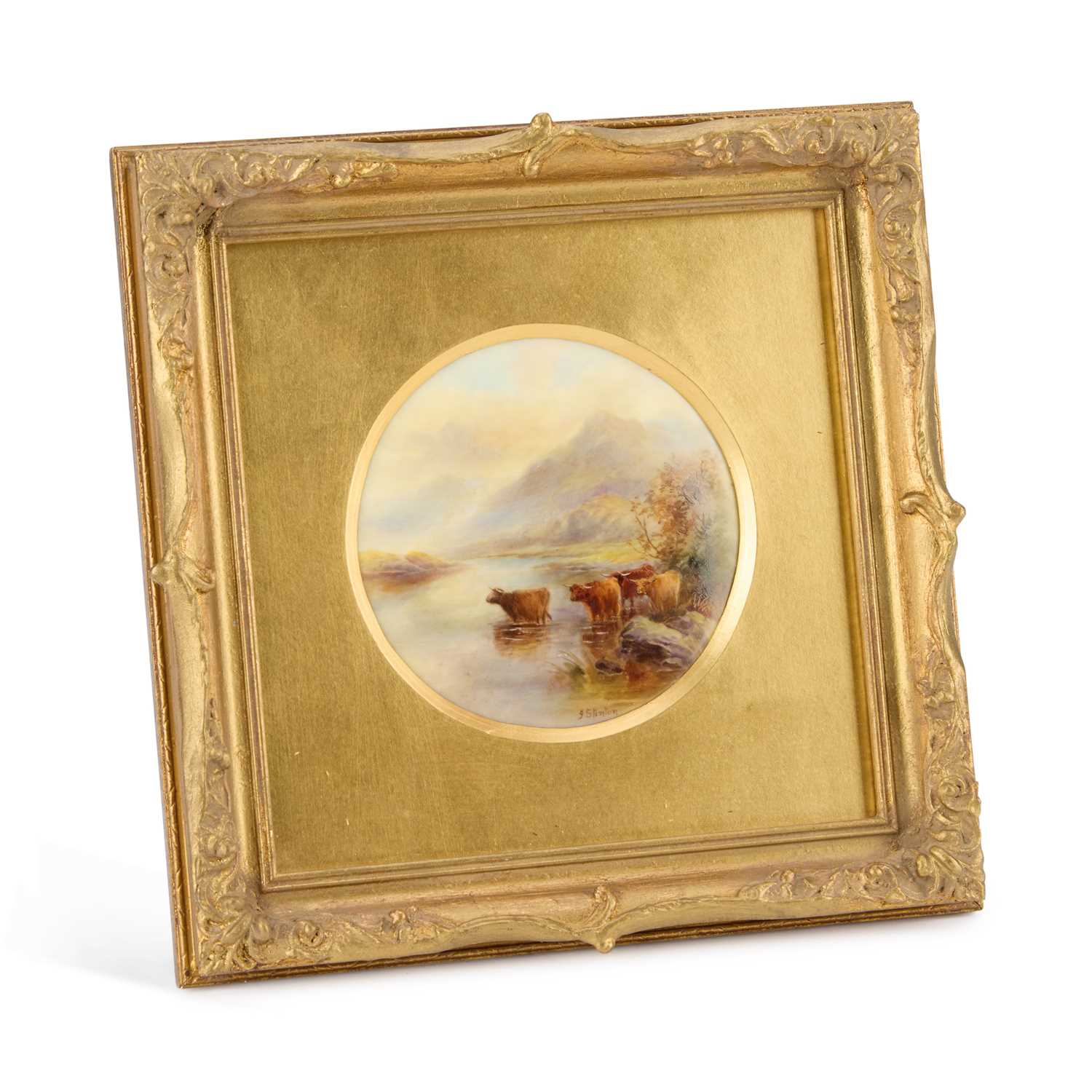 Lot 106 - A ROYAL WORCESTER PLAQUE
