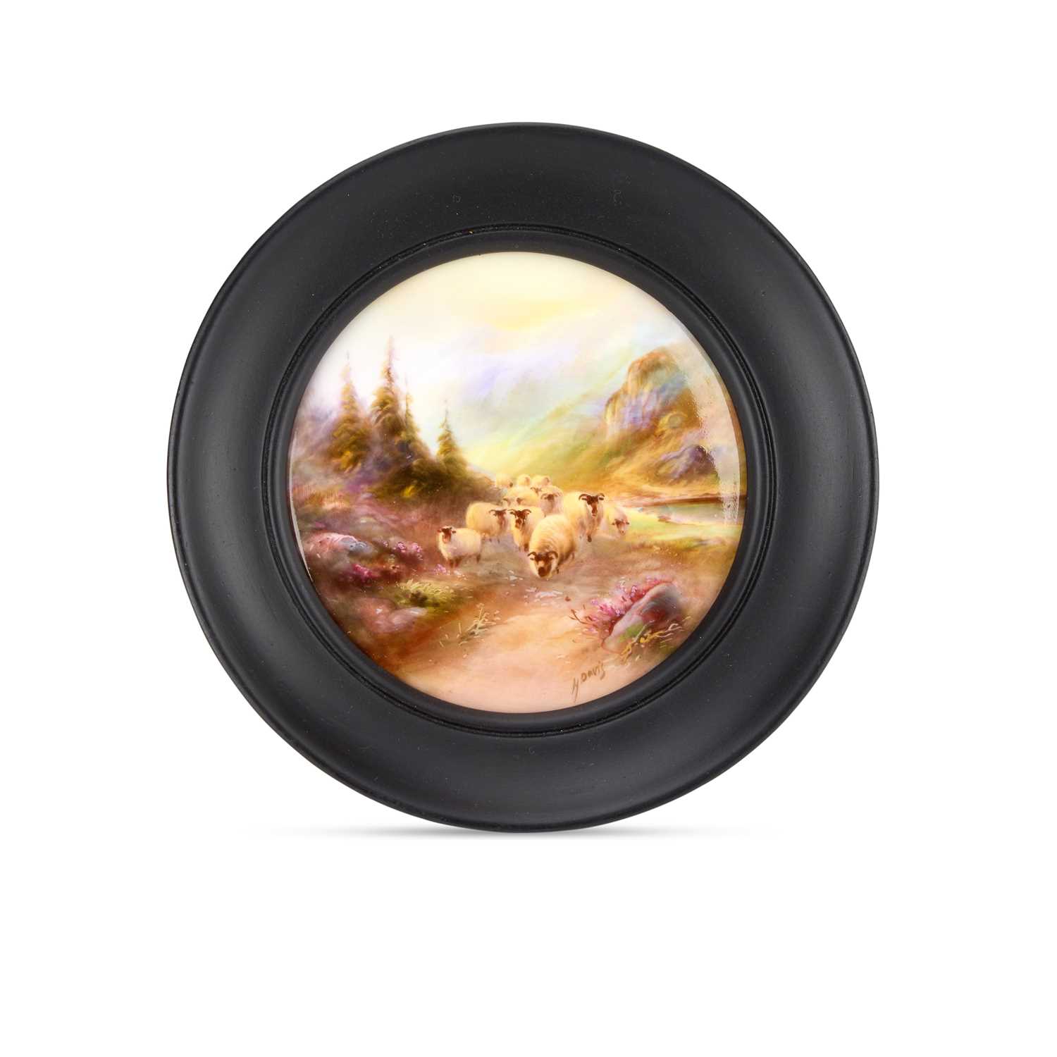 Lot 109 - A ROYAL WORCESTER PLAQUE