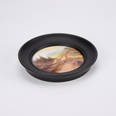 Lot 109 - A ROYAL WORCESTER PLAQUE