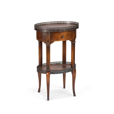 Lot 1044 - A THEODORE ALEXANDER MAHOGANY SIDE TABLE