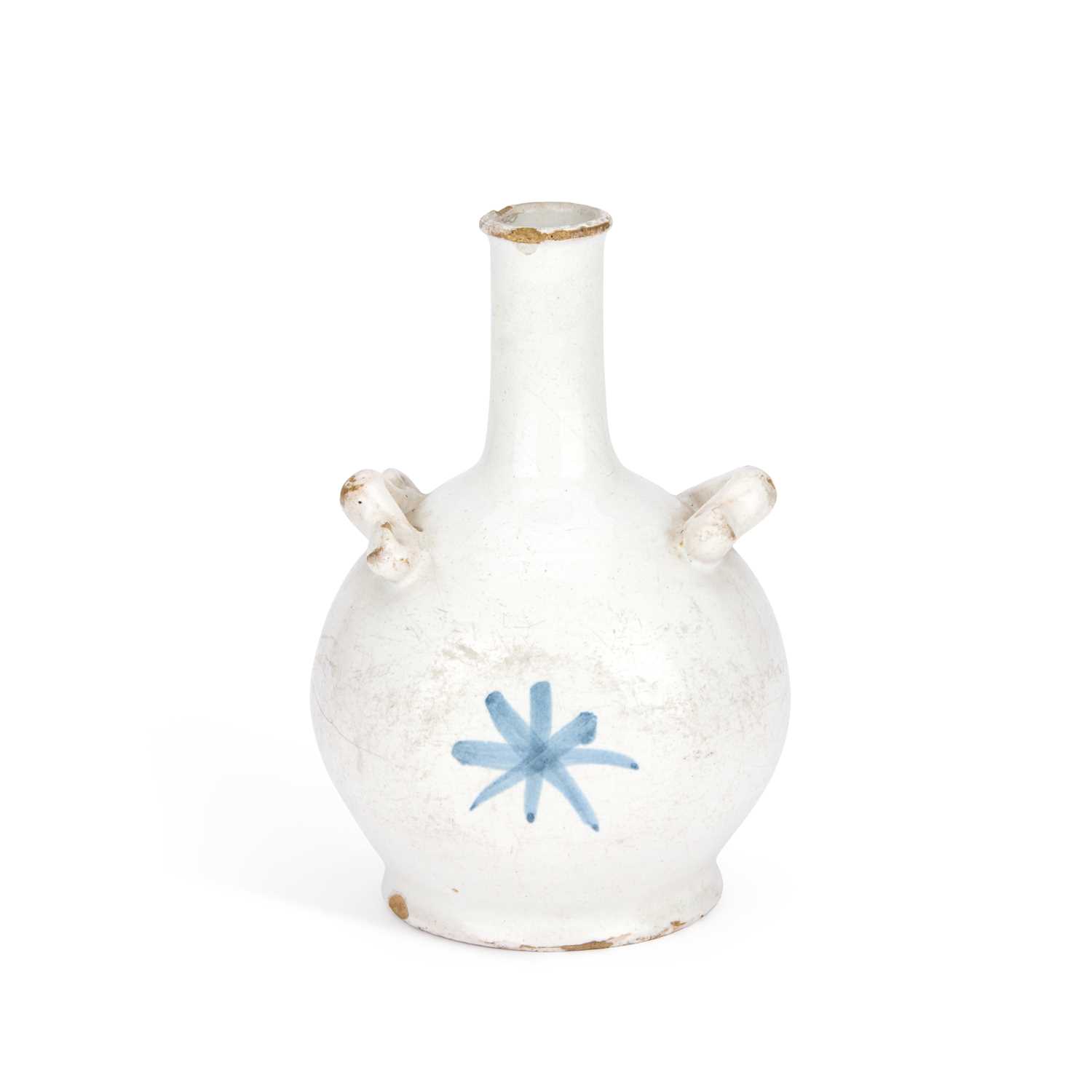 Lot 88 - AN 18TH CENTURY DELFT FLASK