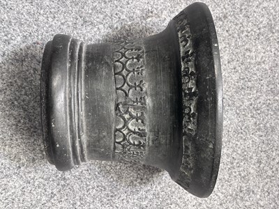 Lot 132 - A LATE 17TH CENTURY LEADED BRONZE MORTAR