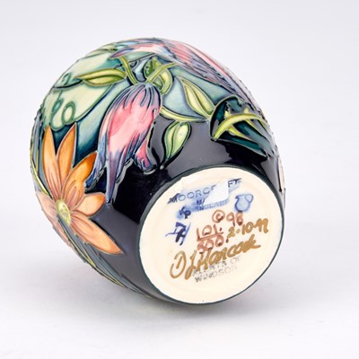 Lot 101 - A LIMITED EDITION MOORCROFT 'CASTLE GARDEN' VASE