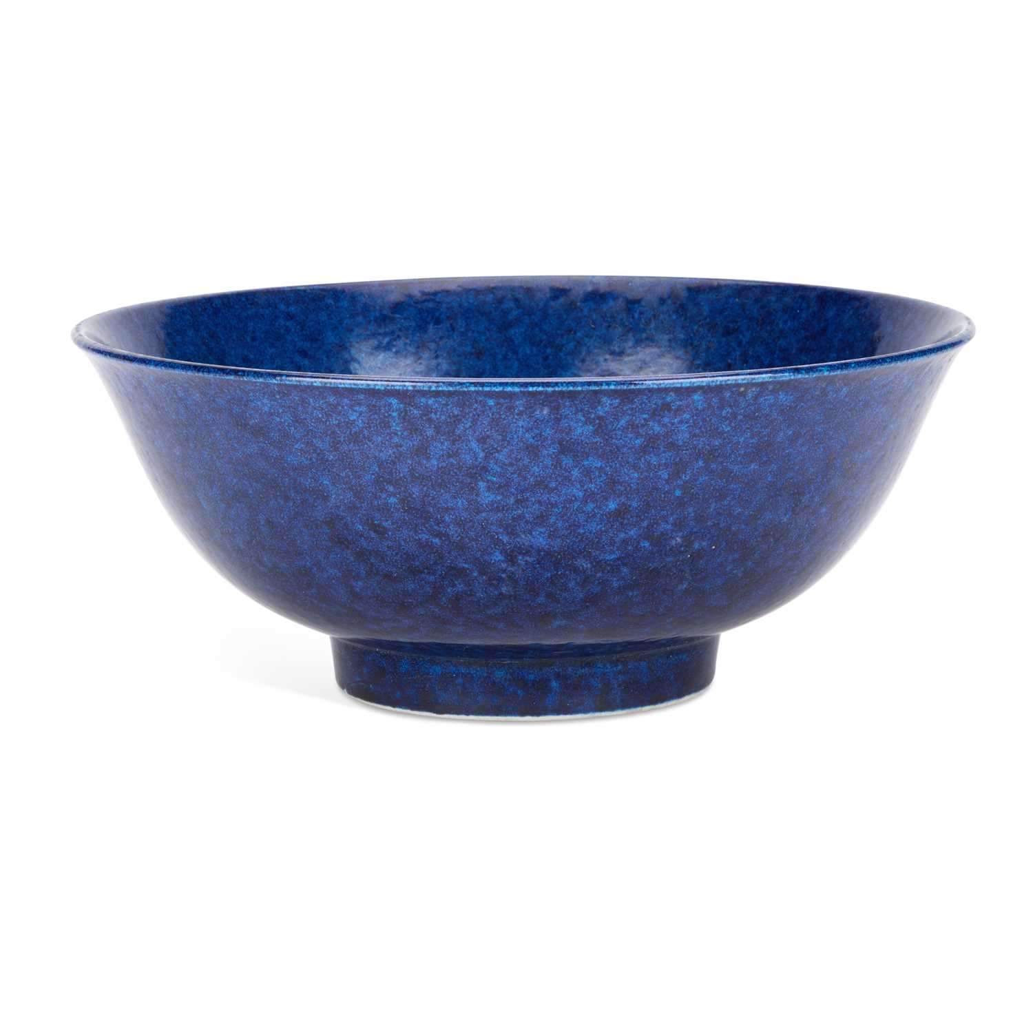 Lot A CHINESE BLUE-GLAZED BOWL