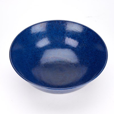 Lot A CHINESE BLUE-GLAZED BOWL