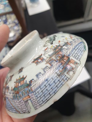 Lot 703 - A GROUP OF THREE CHINESE FAMILLE ROSE BOWLS
