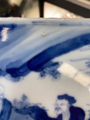Lot A CHINESE BLUE AND WHITE TILE