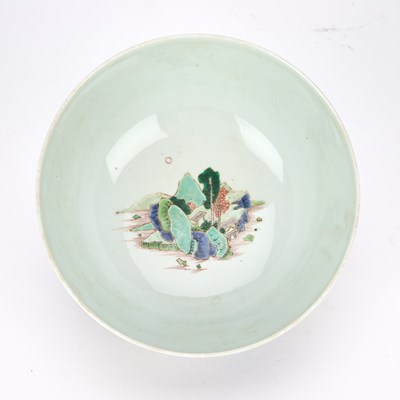 Lot A CHINESE FAMILLE VERTE ‘FIGURAL’ BOWL
