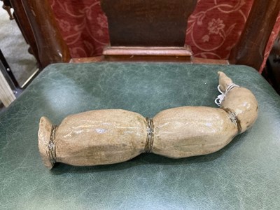 Lot A CHINESE GOURD SCROLL WEIGHT