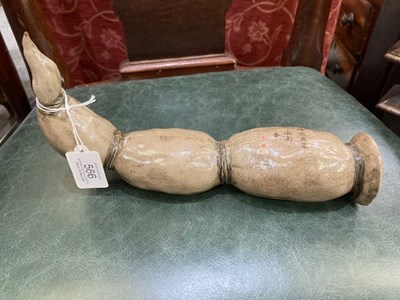 Lot A CHINESE GOURD SCROLL WEIGHT
