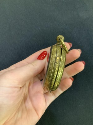 Lot THREE POCKET WATCHES AND AN ALARM CLOCK