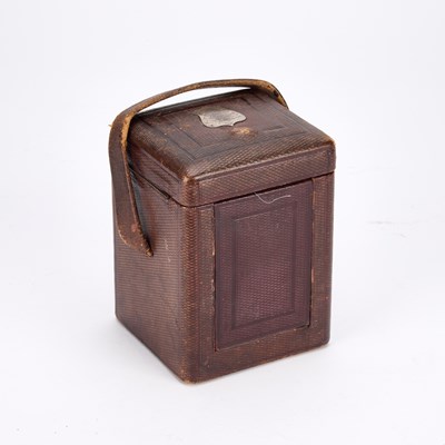 Lot A CARRIAGE CLOCK AND CASE, C.1880