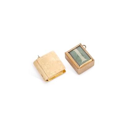 Lot 754 - TWO 9 CARAT GOLD CHARMS