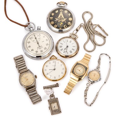 Lot 648 - A GROUP OF WATCHES