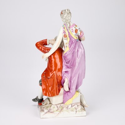Lot A BERLIN PORCELAIN FIGURE GROUP, 19TH CENTURY