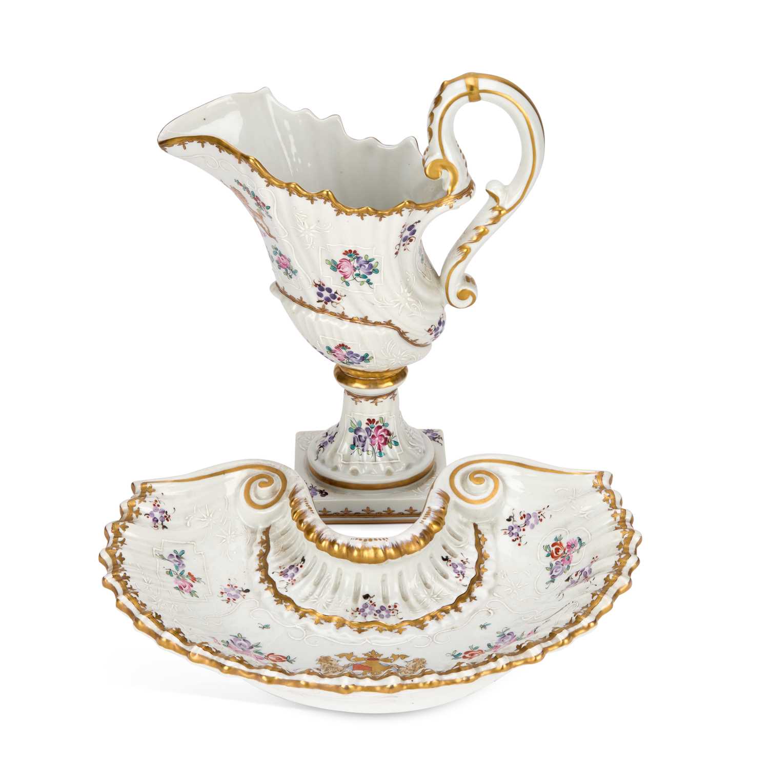 Lot A SAMSON PORCELAIN EWER AND BASIN, 19TH CENTURY