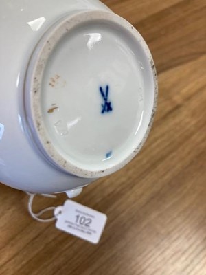 Lot A MEISSEN PORCELAIN PART COFFEE SET, C.1900
