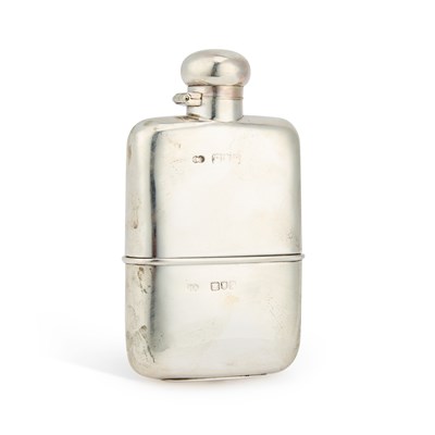 Lot 391 - A VICTORIAN SILVER SPIRIT FLASK