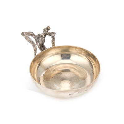 Lot 328 - AN ELIZABETH II SILVER TASTEVIN