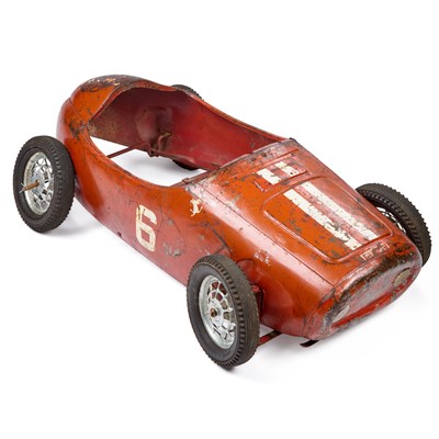 Lot 52 - A VINTAGE 'FERRARI' PEDAL CAR