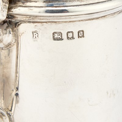 Lot TWO SILVER MUSTARD POTS