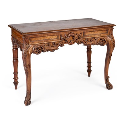 Lot 1035 - A 19TH CENTURY SCOTTISH MAHOGANY SIDE TABLE