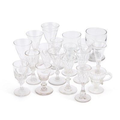 Lot 63 - A GROUP OF VICTORIAN DRINKING GLASSES
