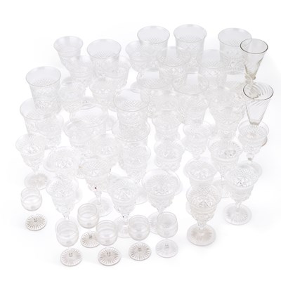 Lot 73 - A LARGE COLLECTION OF DRINKING GLASSES