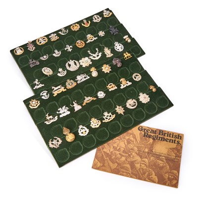 Lot 22 - TWO BIRMINGHAM MINT GREAT BRITISH REGIMENTS COLLECTORS DISPLAY TRAYS