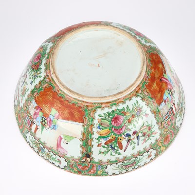 Lot A CHINESE PORCELAIN PUNCH BOWL, C.1900