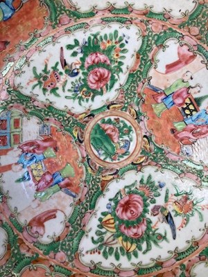 Lot A CHINESE PORCELAIN PUNCH BOWL, C.1900