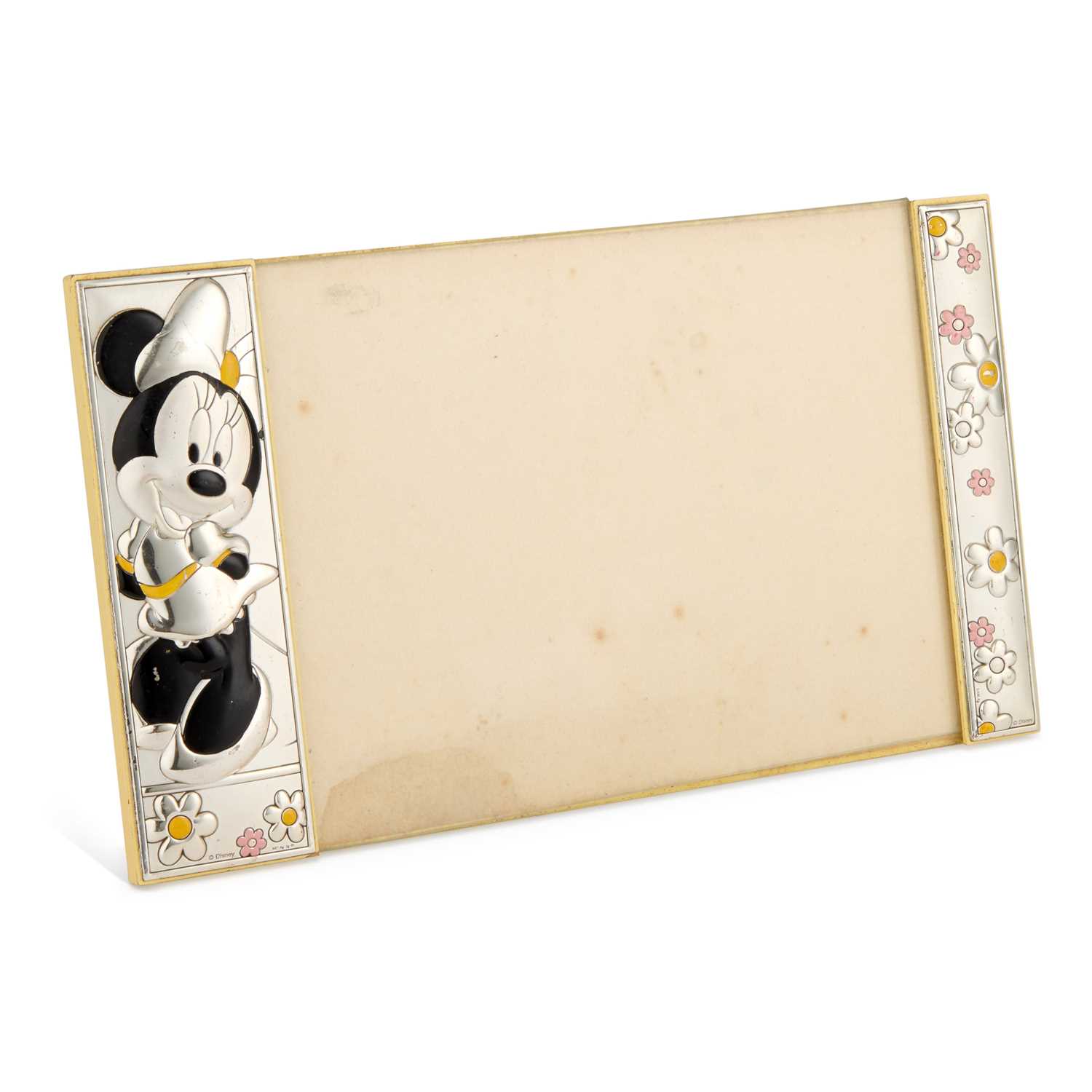 Lot AN ITALIAN SILVER-PLATED DISNEY FRAME