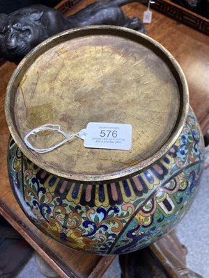 Lot A LARGE CHINESE CLOISONNÉ ENAMEL VASE