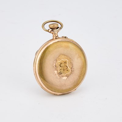 Lot A GOLD PLATED JUMP HOUR POCKET WATCH