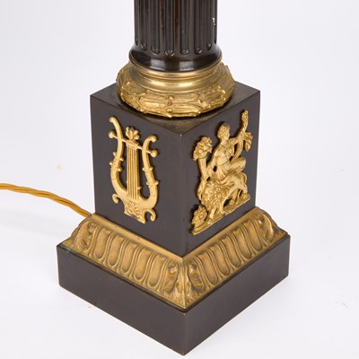 Lot AN EMPIRE STYLE LAMP, EARLY 20TH CENTURY