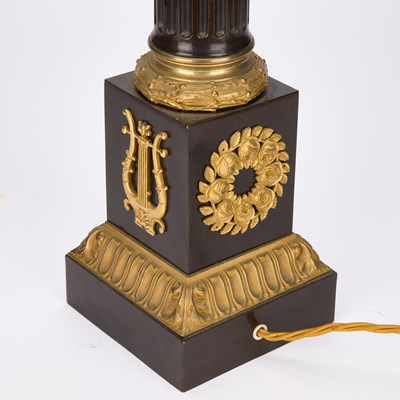 Lot AN EMPIRE STYLE LAMP, EARLY 20TH CENTURY