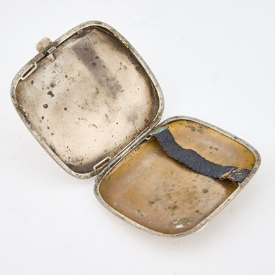 Lot A CONTINENTAL SILVER AND ENAMEL CIGARETTE CASE