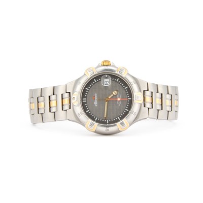 Lot 642 - A BI-COLOUR ELLESSE QUARTZ BRACELET WATCH
