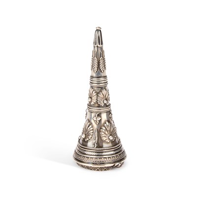Lot 186 - A SILVER POSY HOLDER, 19TH CENTURY