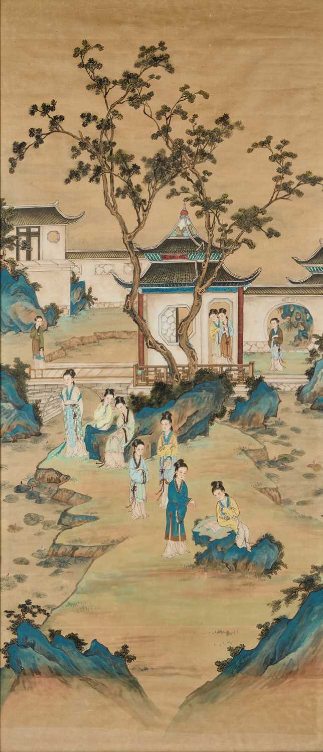 Lot A LARGE CHINESE SCHOOL PAINTING