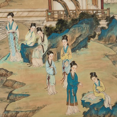 Lot A LARGE CHINESE SCHOOL PAINTING