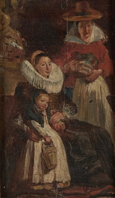 Lot 930 - 18TH CENTURY DUTCH SCHOOL AFTER JORDAENS