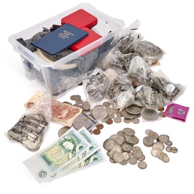 Lot 3 - A COLLECTION OF COINS AND NOTES